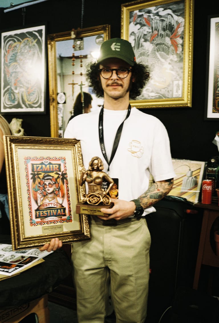 Veysel has the 3rd place at Izmir Tattoo Fest 2024