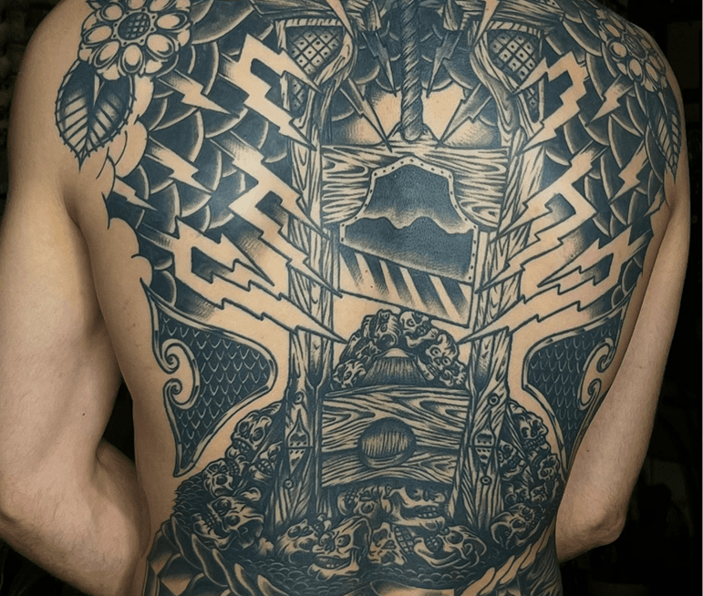 Back tattoo